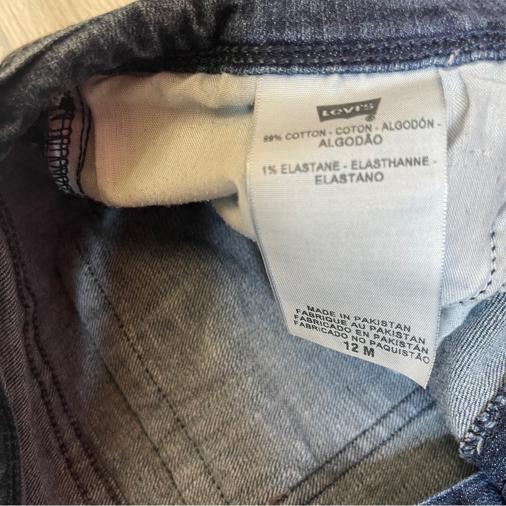 Levi’s 515 Bootcut Dark Wash Blue Denim Midrise Jeans Women’s Size 12M - Picture 6 of 14